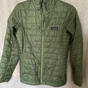 Patagonia Olive Quilted Jacket